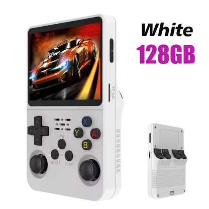 Open Source  Retro Handheld Video Game Console Linux System 3.5 Inch IPS Screen Portable Pocket Video Player 64GB 128G Games