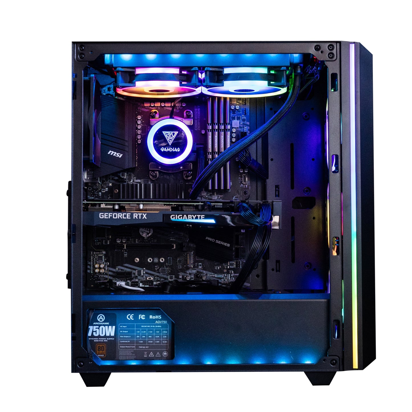 Omega 5 Gaming Desktop, Core I5-12600 6-Core 12-Threads 4.8Ghz Boost, RTX 3070